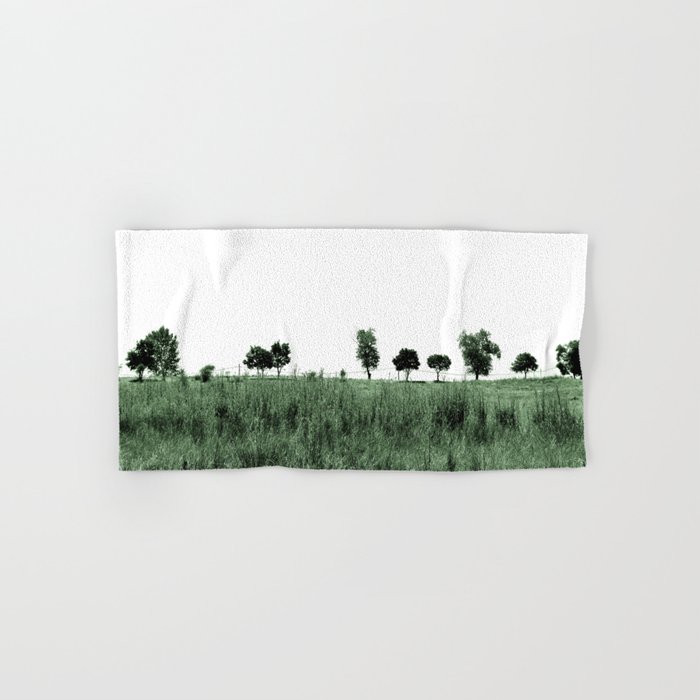 Row Of Trees Hand & Bath Towel 
by ARTbyJWP | society6.com