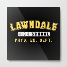 Lawndale High School Metal Print | Fictional, Principal, 90S, 1990S, Lawndaletown, Lawndalelions, Lawndale, Graphicdesign, Television, 90Scartoons 