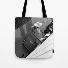 Coffee time - Black and white photography Tote Bag
