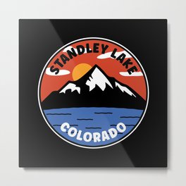 Standley Lake Colorado Sunset Metal Print | Roadtrip, Travel, Explore, Nature, Sunset, Adventure, Pond, Mountain, Lake, Colorado 