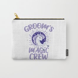Team Groom Unicorn Crew Bachelor Party Funny Group Carry-All Pouch