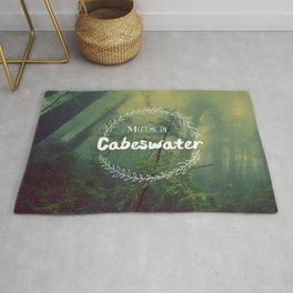 Meet me in Cabeswater Rug | Noah, Dreamthieves, Forest, Adam, Theravencycle, Bluelily, Blue, Ronan, Gansey, Cabeswater 