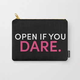 Open if you dare - Pouch Carry-All Pouch