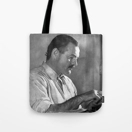 Ernest Hemingway Tote Bag