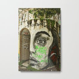 Bistander Metal Print | Hdr, Color, Streetart, Digital, Costarica, Abandonedspaces, Photo 