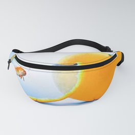 orange and fish Fanny Pack