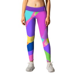Colorful Blobs Leggings | Graphicdesign, Happy, Digital, Happycolors, Colorful, Abstract, Doodles, Colors, Girlystuff, Abstractart 
