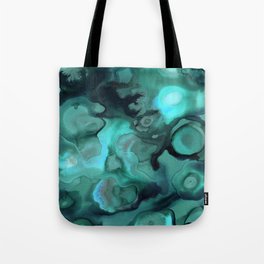 Ebb and Flow - Emerald Tote Bag