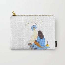 Tiny mountain Carry-All Pouch | Nature, Landscape, Illustration 