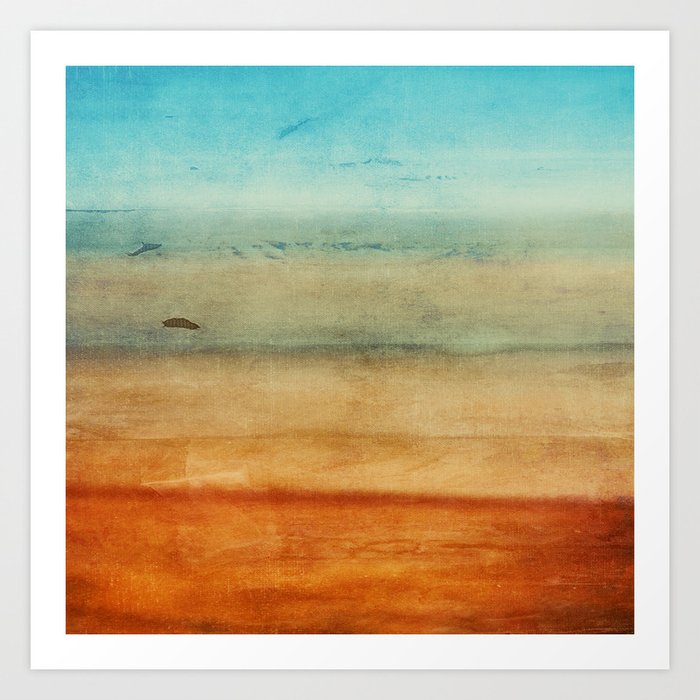 Abstract Seascape No 4 The Beach Art Print By Sybillesterk Society6
