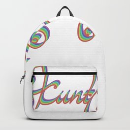 Rainbow C**t Backpack | Graphicdesign, Swearing, Pretty, Vagina, Rainbow, Twat, Vag, Box, Rude, Puss 