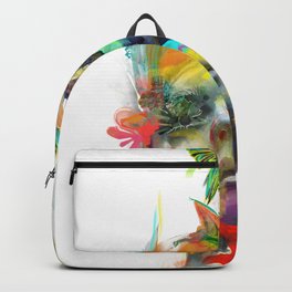 Dream Theory Backpack | Love, Painting, Watercolor, Street Art, Color, Birds, Abstract, Ink, Vibrant, Oil 
