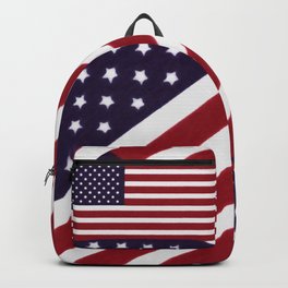 USA Star Spangled Banner Flag Backpack | America, Vintage, Usflag, Usa, American, Flag, National, Painterly, Us, Grungy 