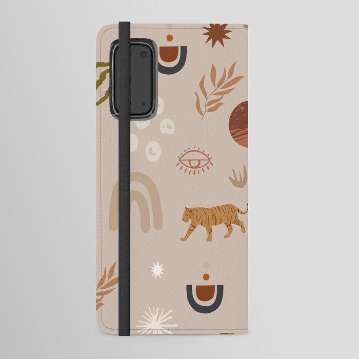 Composition of pretty Doodles #shapeart #digitalart Android Wallet Case