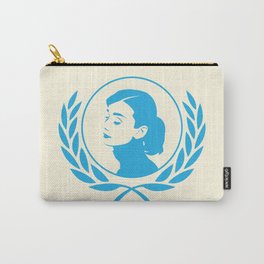 Audrey Hepburn Carry-All Pouch | People, Movies & TV, Pop Surrealism, Vector 