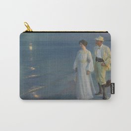 Summer Evening at Skagen beach. The artist and his wife. Carry-All Pouch