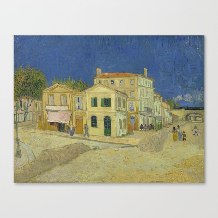 The Yellow House by Vincent van Gogh Leinwanddruck