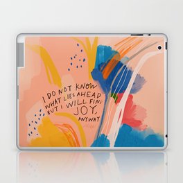Find Joy. The Abstract Colorful Florals Laptop & iPad Skin | Digital, Painting, Curated, Floral, Pop Art, Abstract, Watercolor, Originaquote, Street Art, Mhn 