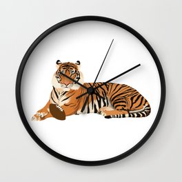 Football Tiger Wall Clock | Eastcentral, University, Highschool, Depauw, Forthaysstate, College, Benedict, Louisianastate, Clemson, Coloradocollege 