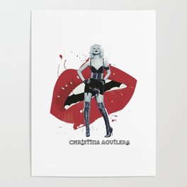 Xtina Vintage Poster