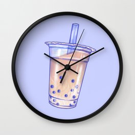 Bubble Tea Wall Clock | Milktea, Sweet, Snack, Drink, Icetea, Chai, Treat, Bubbletea, Icecoffee, Quench 