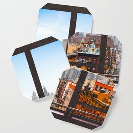 New York City Window Views Coaster