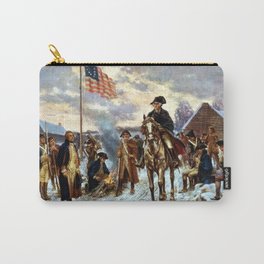 Washington At Valley Forge Carry-All Pouch | Painting, Political, People, Historical, Americanrevolution, Foundingfather, Presidentwashington, Generalwashington, Valleyforge, Georgewashington 
