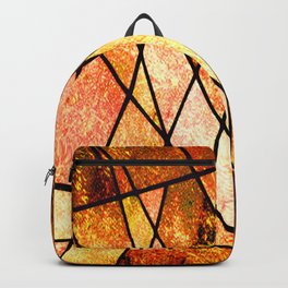 Vaucluse Backpack | Geometricdesign, Burntorange, Graphicdesign, Abstractart, Yellow, Rockettgraphics, Red 