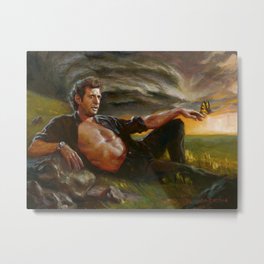 Ian Malcolm: From Chaos Metal Print | Oil, Jeff, Jurassicpark, Art, Shirtless, Illustration, Painting, Pin Up, Culture, Pinup 