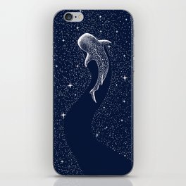 Star Eater iPhone Skin | Fish, Stars, Peaceful, Digital, Illustration, Space, Curated, Animal, Sealife, Dreamscape 