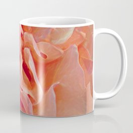 Expressionistic Rose Coffee Mug | Digital, Painting, Mixed Media, Nature 