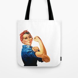 Pro Union Strong - Union Proud Rosie the Riveter Tote Bag
