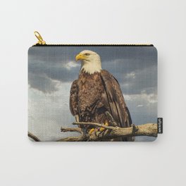 Limb With a View - Alaskan Adult Bald Eagle Carry-All Pouch