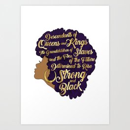 Blackgirlmagic Art Prints For Any Decor Style Society6