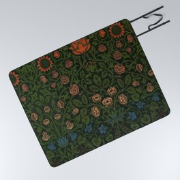 Violet and Columbine by William Morris (1834-1896) Picnic Blanket