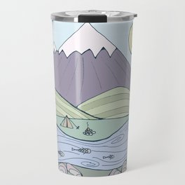 Camping in the Forest Travel Mug