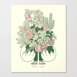 Plants Club (boy) Canvas Print