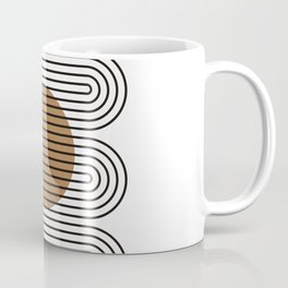 Minimalist Arch No.6 Coffee Mug | Vintage, Midcenturymodern, Contemporary, Arch, Vintagestyle, Midcentury, Rainbow, Minimalretro, Graphicdesign, Minimalist 
