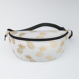 Gold Pineapple Pattern Fanny Pack