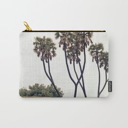 70s collection | palm trees Carry-All Pouch | Yellow, Palms, Sculptural, Photo, Negativespace, Retro, Green, Palmtree, Adventure, India 