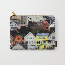 Just Like Puppets Carry-All Pouch | Oneofacard, Color, Paint, Woodframe, Utilitywires, Photo, Landscape, Hill, Colorful, Funcaption 