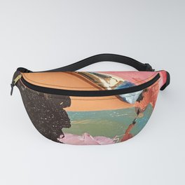 Artist's Palette Of Colorful Paint With Brushes Fanny Pack
