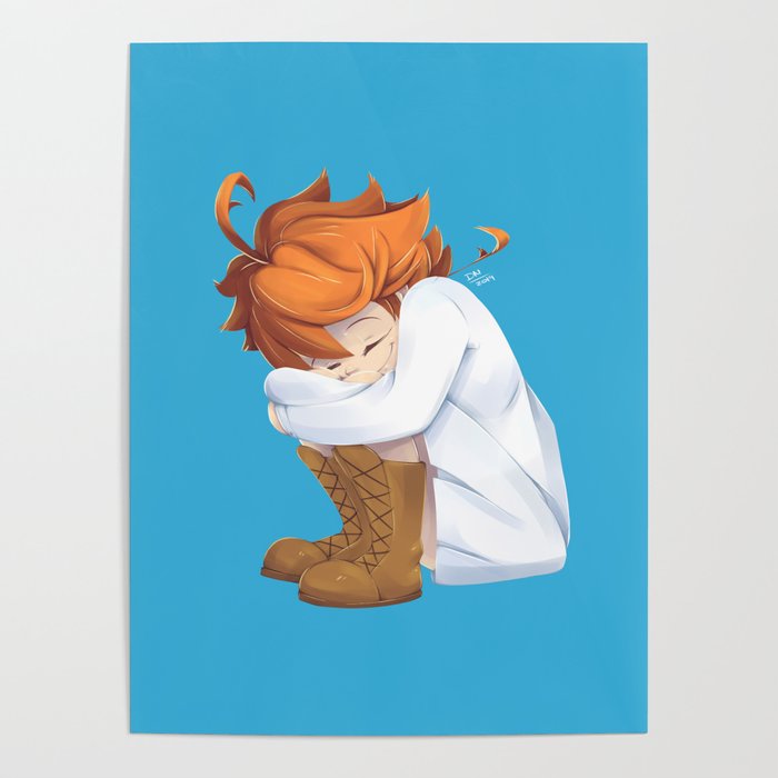 Emma - The Promised Neverland Anime Poster by Time Cat | Society6