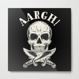 Aargh - pirates Metal Print | Ocean, Ship, Feitanskull, Anchor, Pirates, Piratehead, Pirate, Pirateskull, Sailing, Carribeansea 
