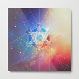 Box of the Universe Metal Print | Space, Graphic Design, Digital, Abstract 