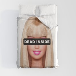 JJDM Barbie DEAD INDSIDE Duvet Cover | Jjdm, Punkboy, Jjdmbarbie, Barbiedream, Darkhumor, Pink, Gothgirl, Pop Art, Graphicdesign, Barbie 
