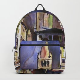 Chiesa di Santa Maria del Soccorso and canals of medieval Venice, Italy.  Venice watercolor painting Backpack | Venicewatercolor, Veniceartwork, Mapofvenice, Painting, Medievalcity, Peoplevenice, Veneziaitalia, Colorfulart, Venicedecor, Colorfulpainting 
