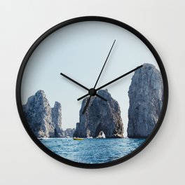 Capri Art - "Gli Faraglioni I" Wall Clock | Capriitaly, Oceanphotography, Italiancoastline, Faraglionidicapri, Boatdays, Coastallandscape, Photo, Italianriviera, Vintageart, Graymalininspired 