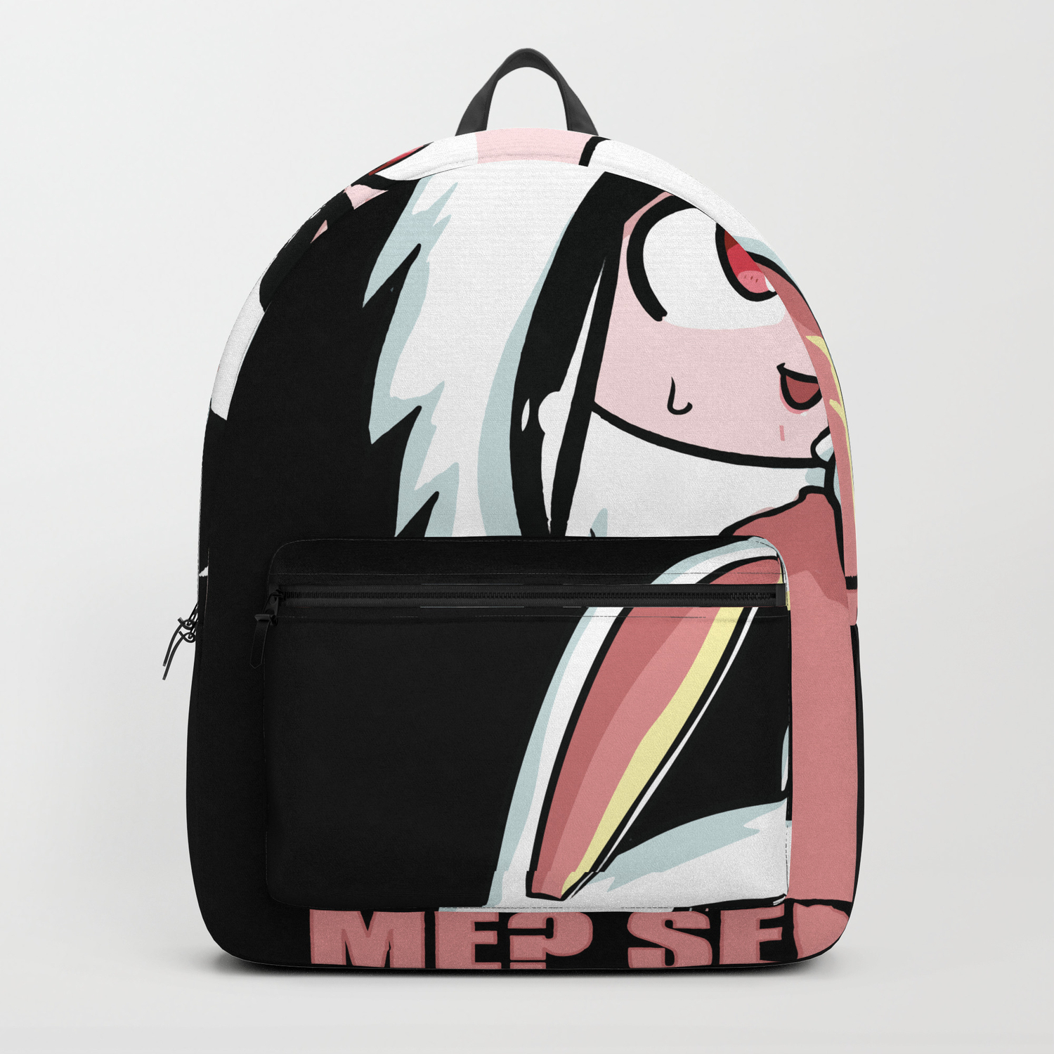 Angry Anime Bunny Girl Senpai Backpack by N0mAdsLAnd | Society6