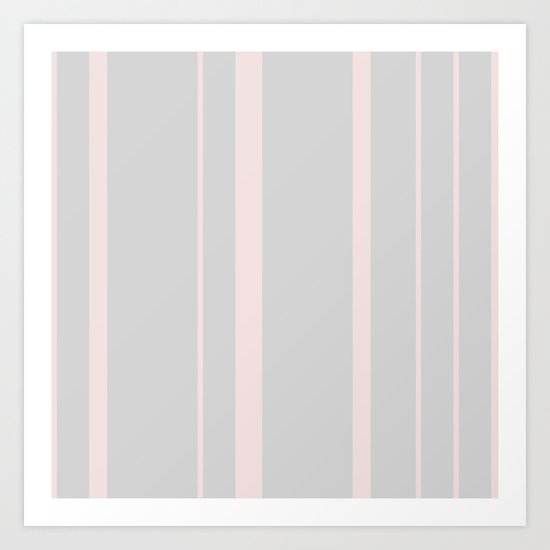 Soft Pink Lines Print Minimalist Printable Wall Art Pink Abstract